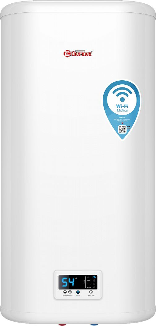 Водонагреватель Thermex IF 80 V (pro) Wi-Fi 2кВт 80л электрический настенный/белый — миниатюра 4