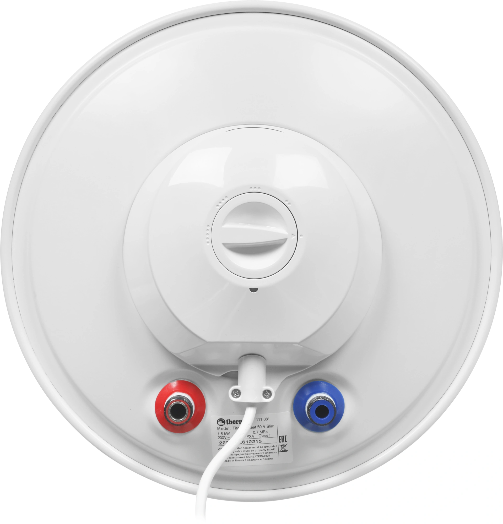 Водонагреватель Thermex TitaniumHeat 50 V Slim 1.5кВт 50л электрический настенный/белый — миниатюра 13