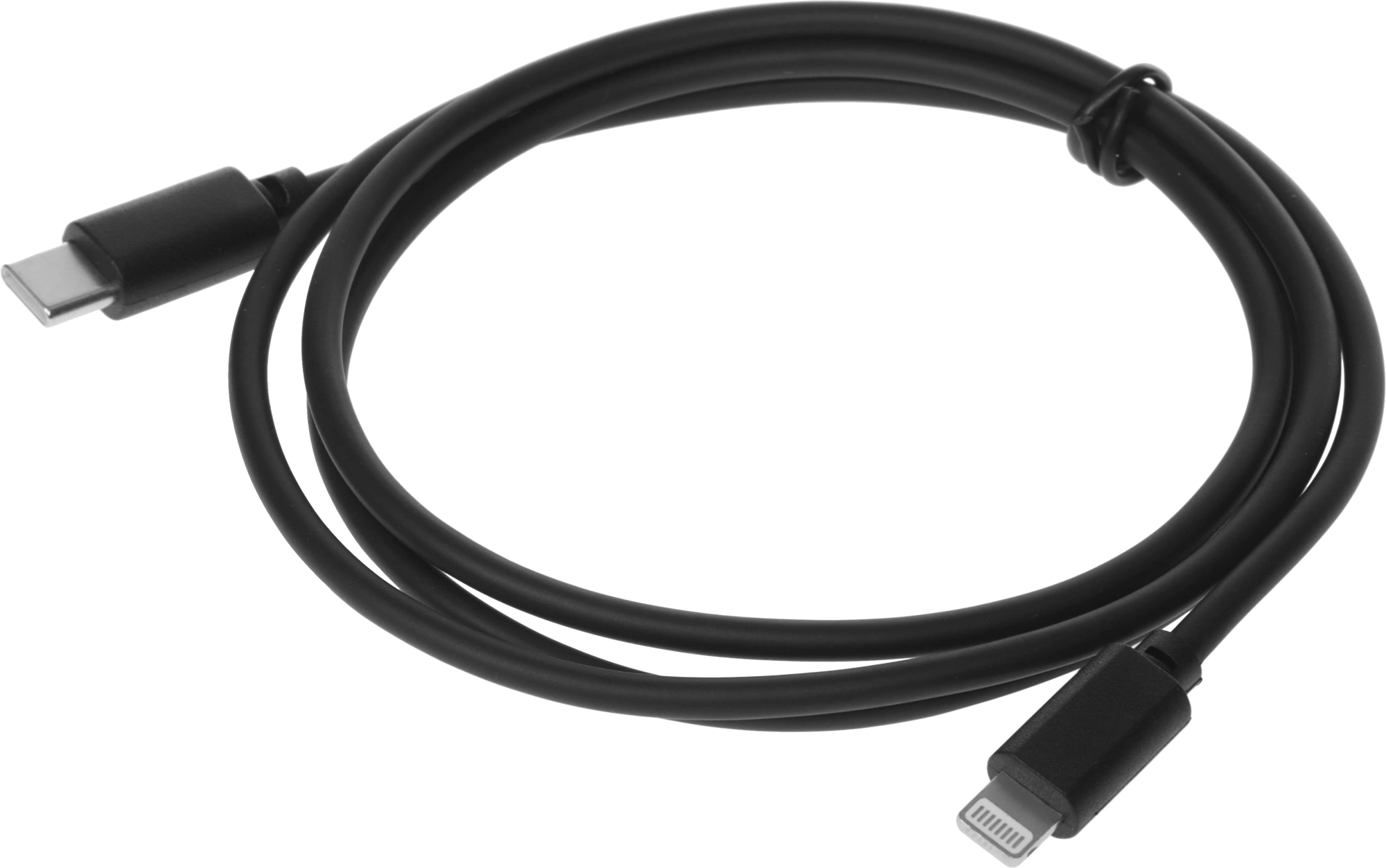 Кабель Buro PD18W USB Type-C (m)-Lightning (m) 1м черный — миниатюра 2