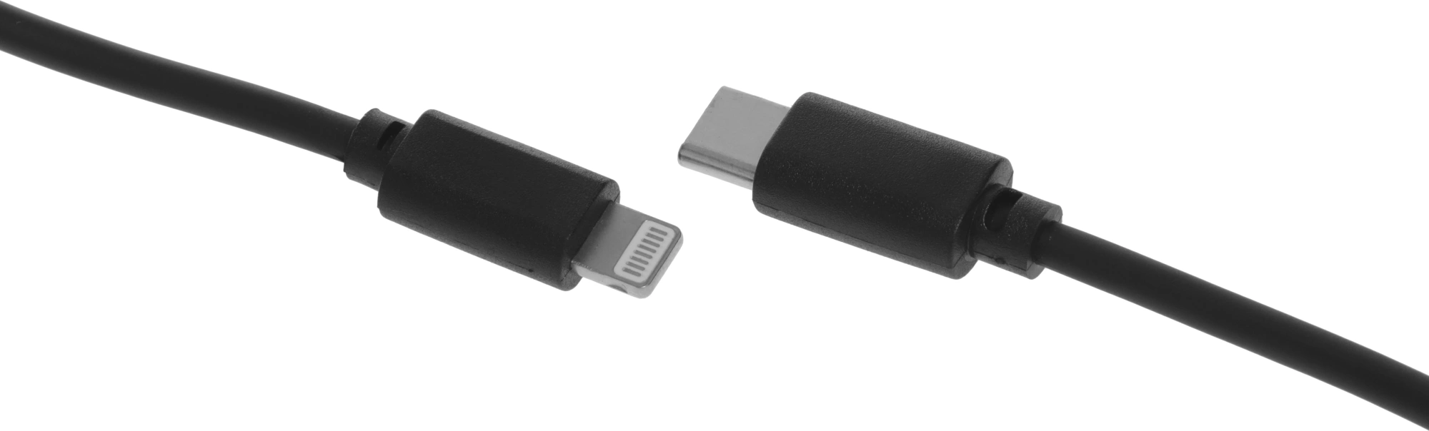 Кабель Buro PD18W USB Type-C (m)-Lightning (m) 1м черный — миниатюра 3