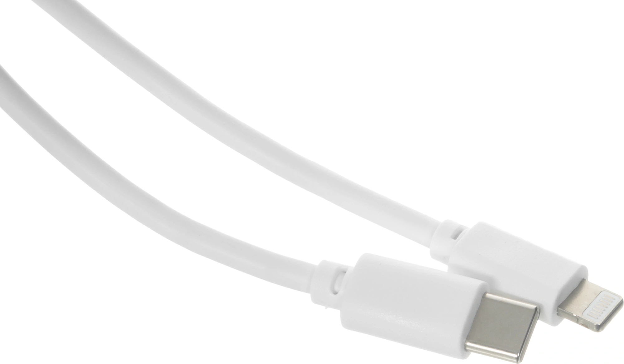 Кабель Buro PD18W USB Type-C (m)-Lightning (m) 1м белый — миниатюра 2