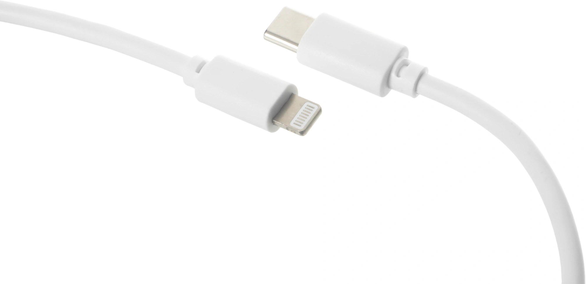Кабель Buro PD18W USB Type-C (m)-Lightning (m) 1м белый — миниатюра 3