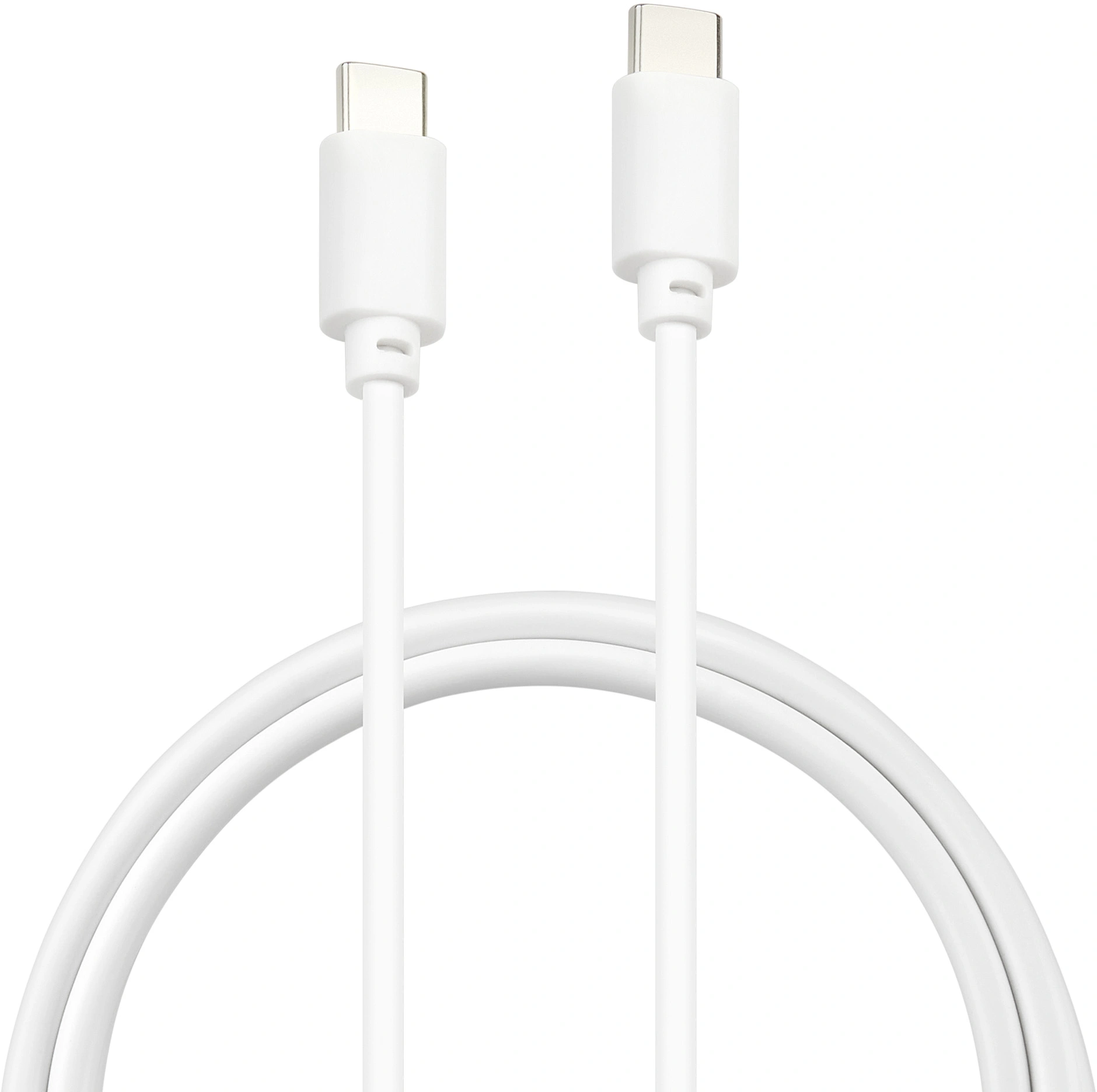 Кабель Buro PD15W USB Type-C (m)-USB Type-C (m) 1м белый — фото 1
