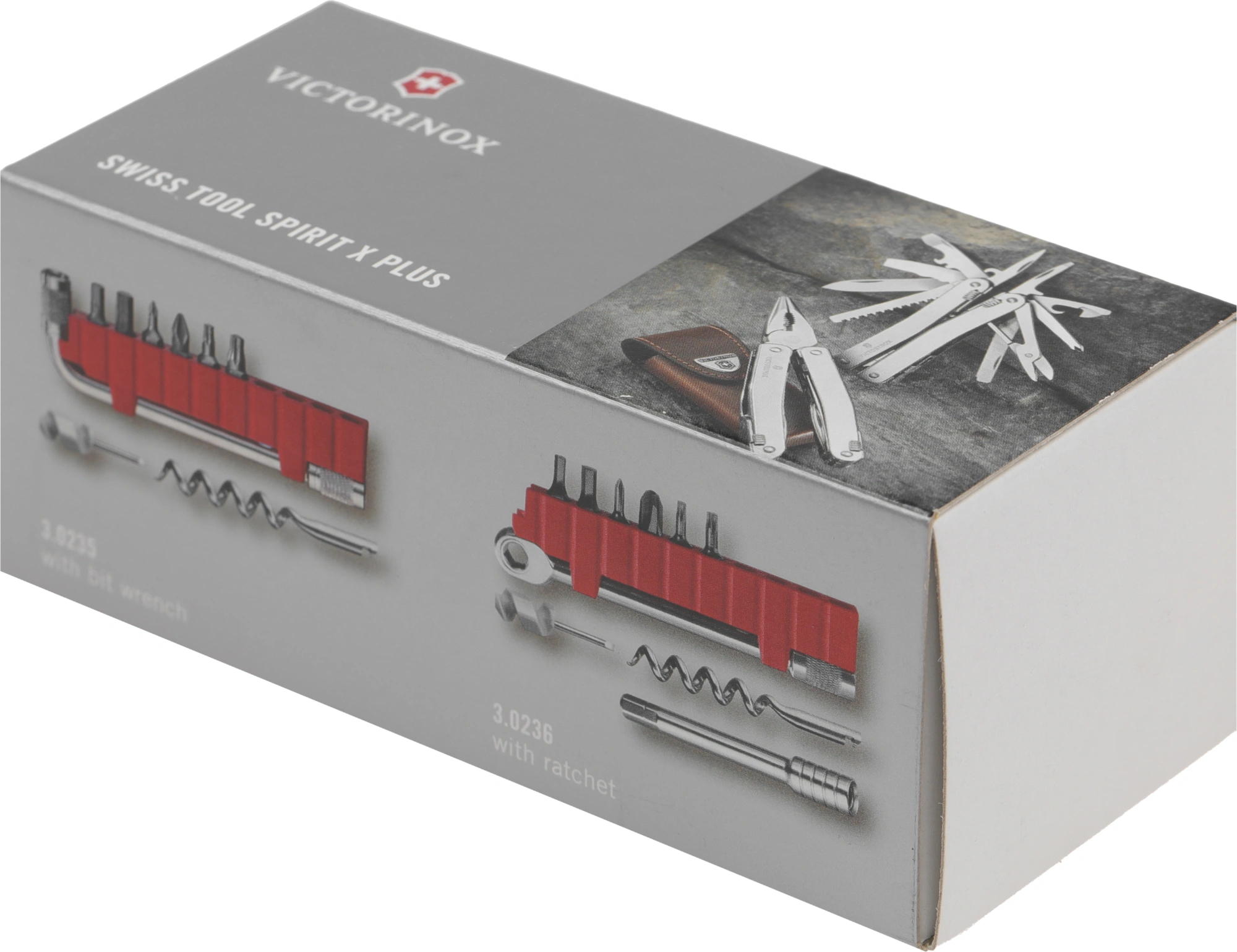 Мультитул Victorinox SwissTool Spirit X (3.0235.N) 105мм 35функц. мини-отвертка/штопор/набор бит/удлинитель/чехол нейлоновый серебристый карт.коробка — миниатюра 16