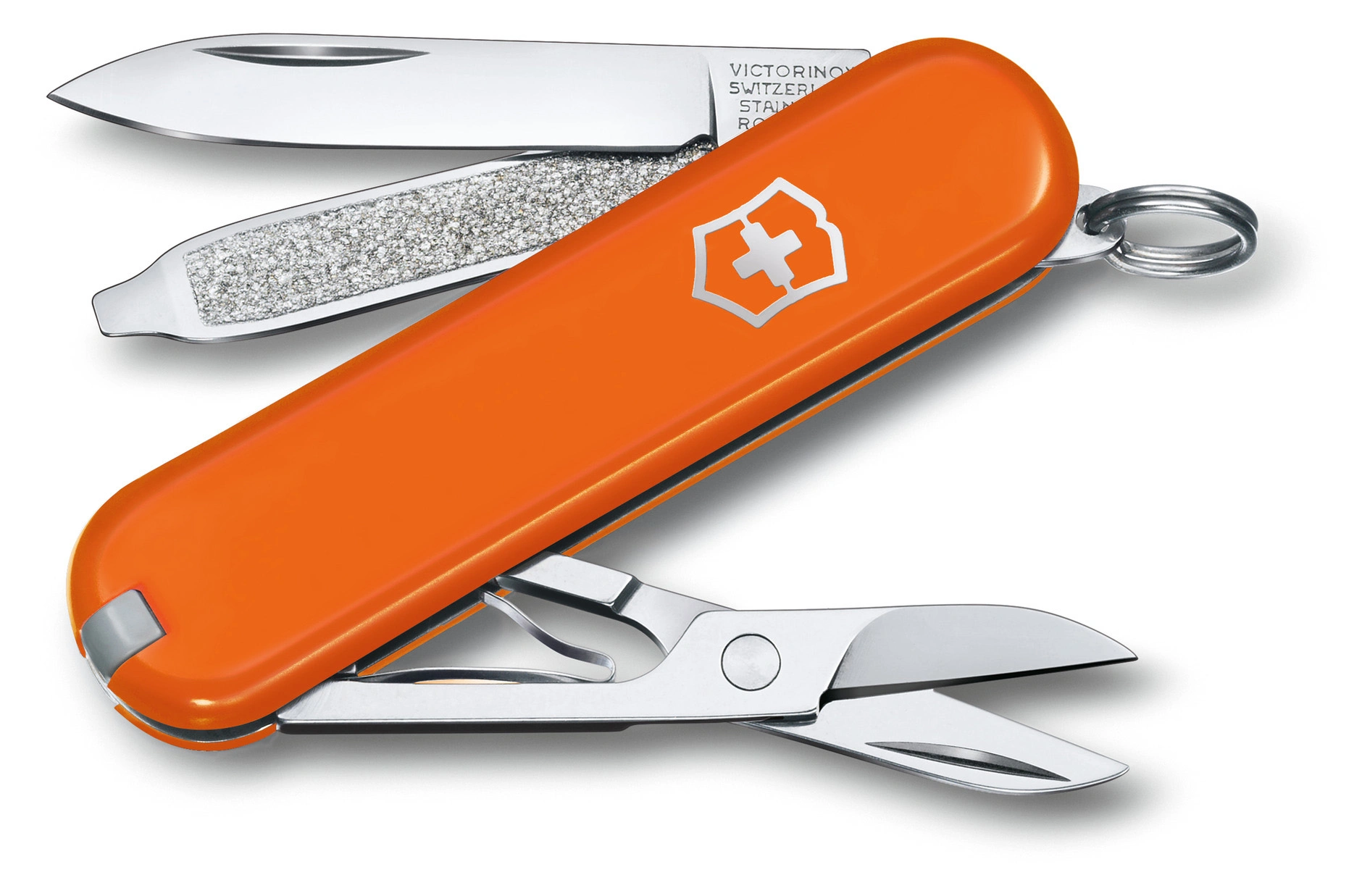 Нож перочинный Victorinox Classic SD Mango Tango (0.6223.83G) 58мм 7функц. подар.коробка