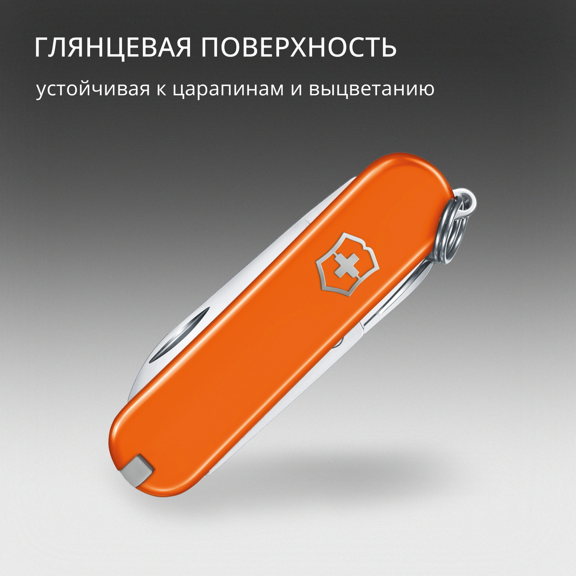 Нож перочинный Victorinox Classic SD Mango Tango (0.6223.83G) 58мм 7функц. подар.коробка — миниатюра 7
