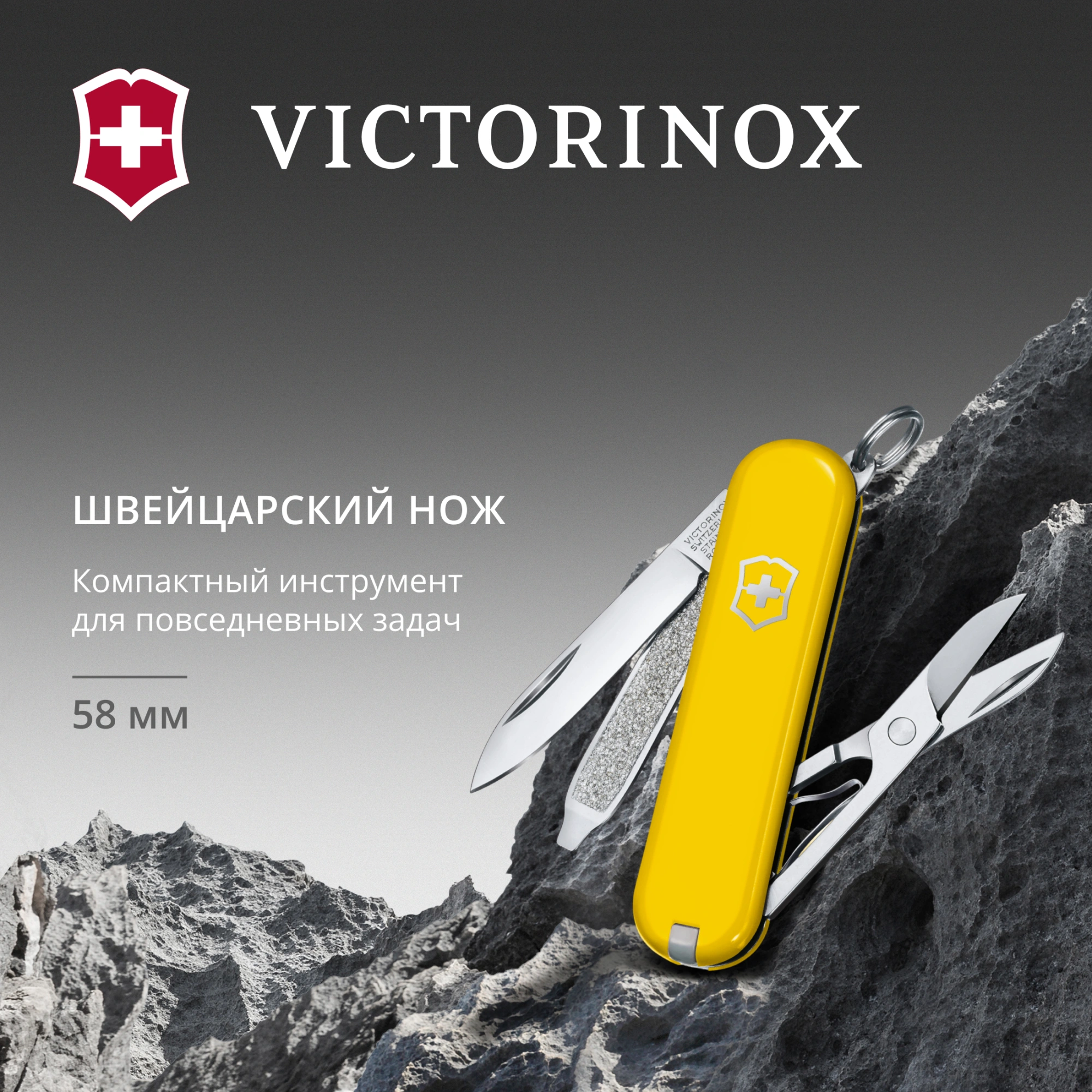 Нож перочинный Victorinox Classic SD Sunny Side (0.6223.8G) 58мм 7функц. подар.коробка — миниатюра 5
