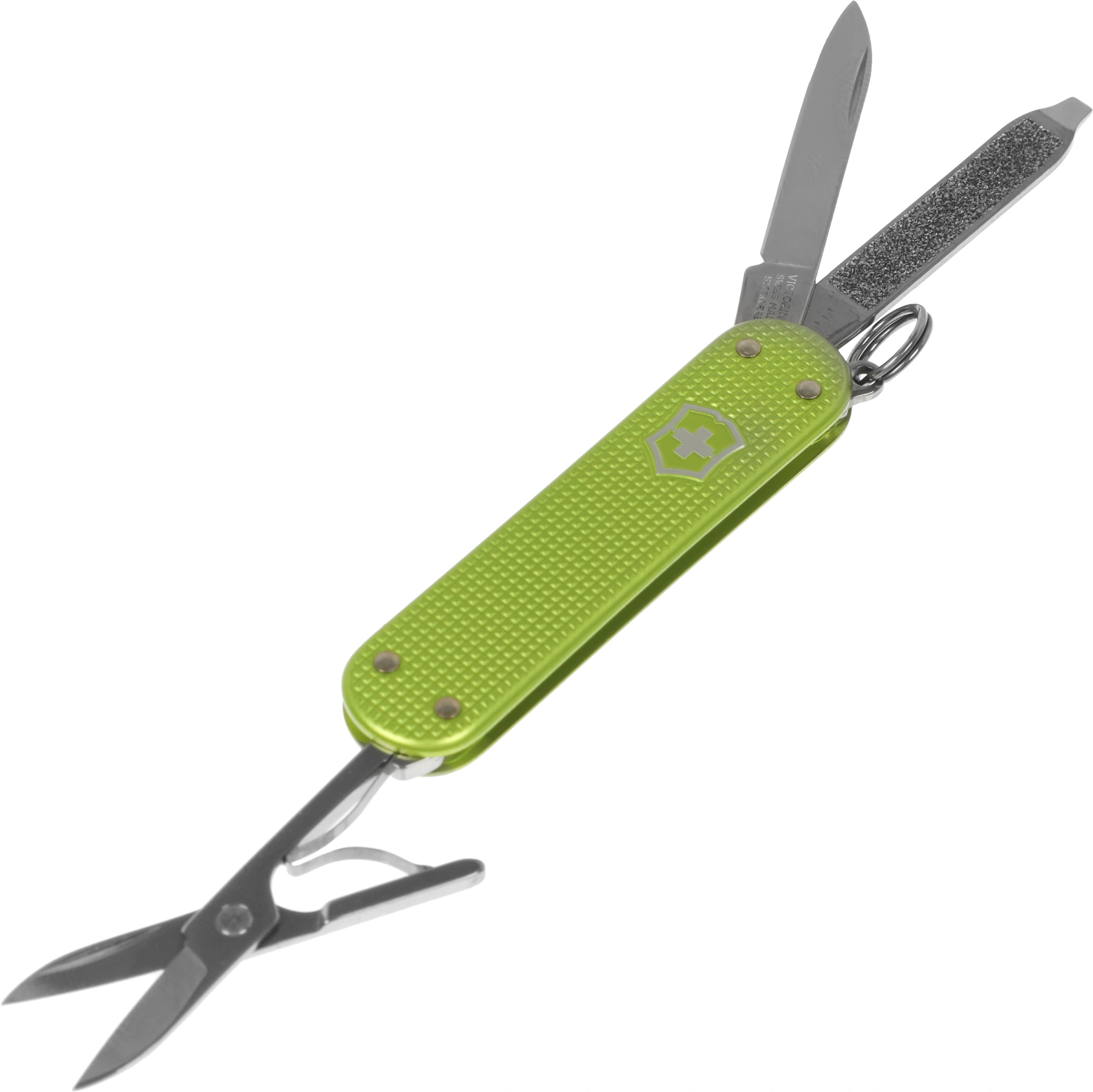 Нож перочинный Victorinox Classic SD Alox Lime Twist (0.6221.241G) 58мм 5функц. подар.коробка — миниатюра 2