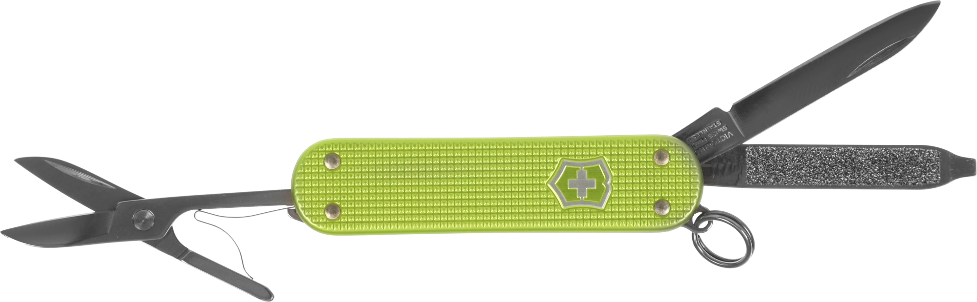 Нож перочинный Victorinox Classic SD Alox Lime Twist (0.6221.241G) 58мм 5функц. подар.коробка — миниатюра 3