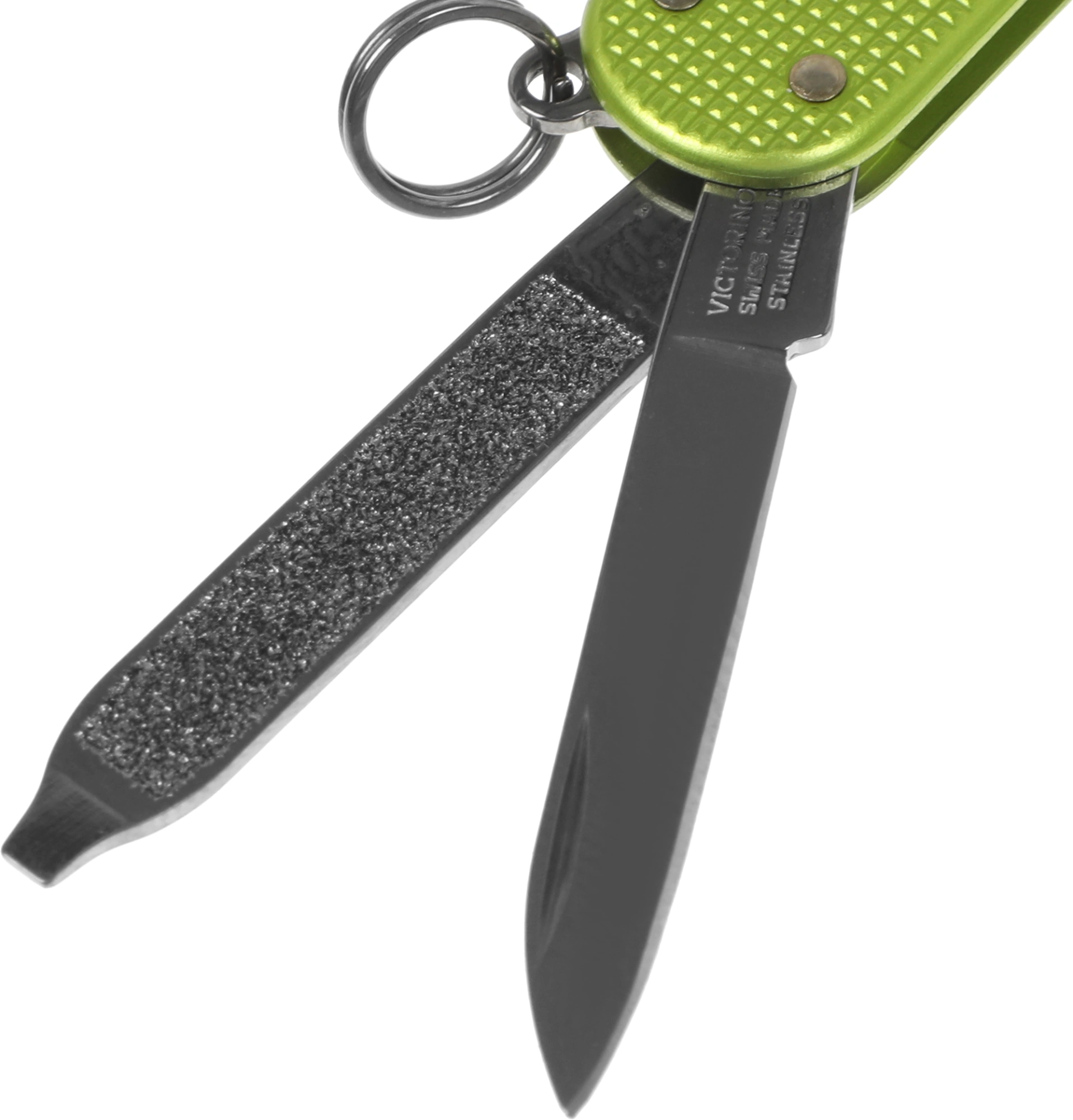 Нож перочинный Victorinox Classic SD Alox Lime Twist (0.6221.241G) 58мм 5функц. подар.коробка — миниатюра 6