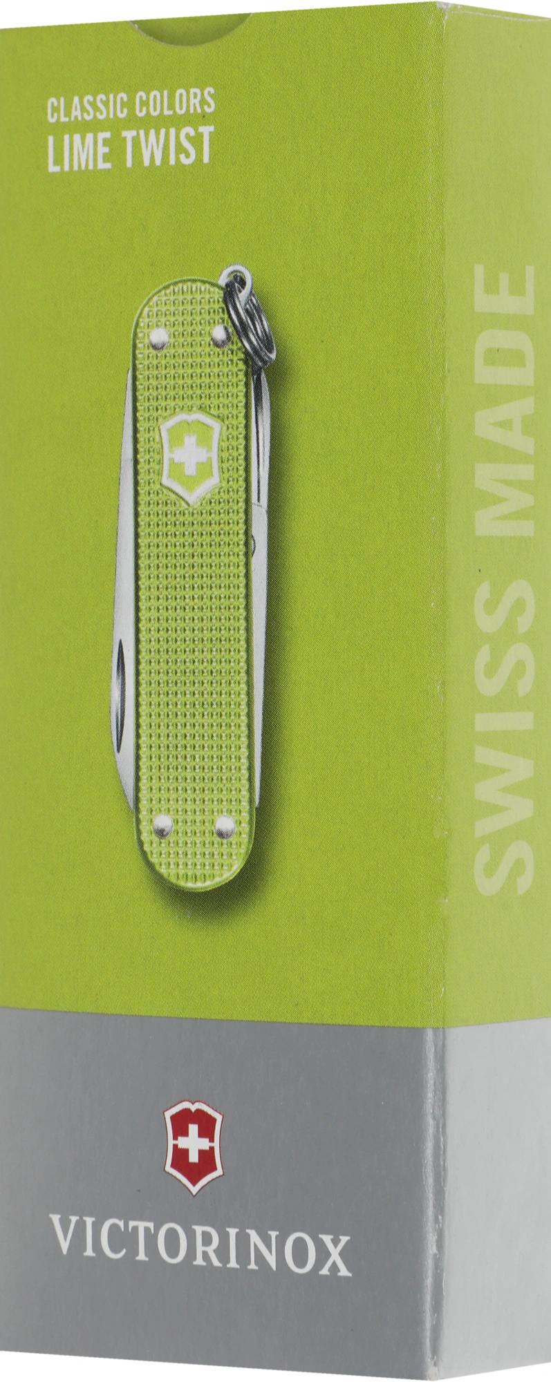 Нож перочинный Victorinox Classic SD Alox Lime Twist (0.6221.241G) 58мм 5функц. подар.коробка — миниатюра 7