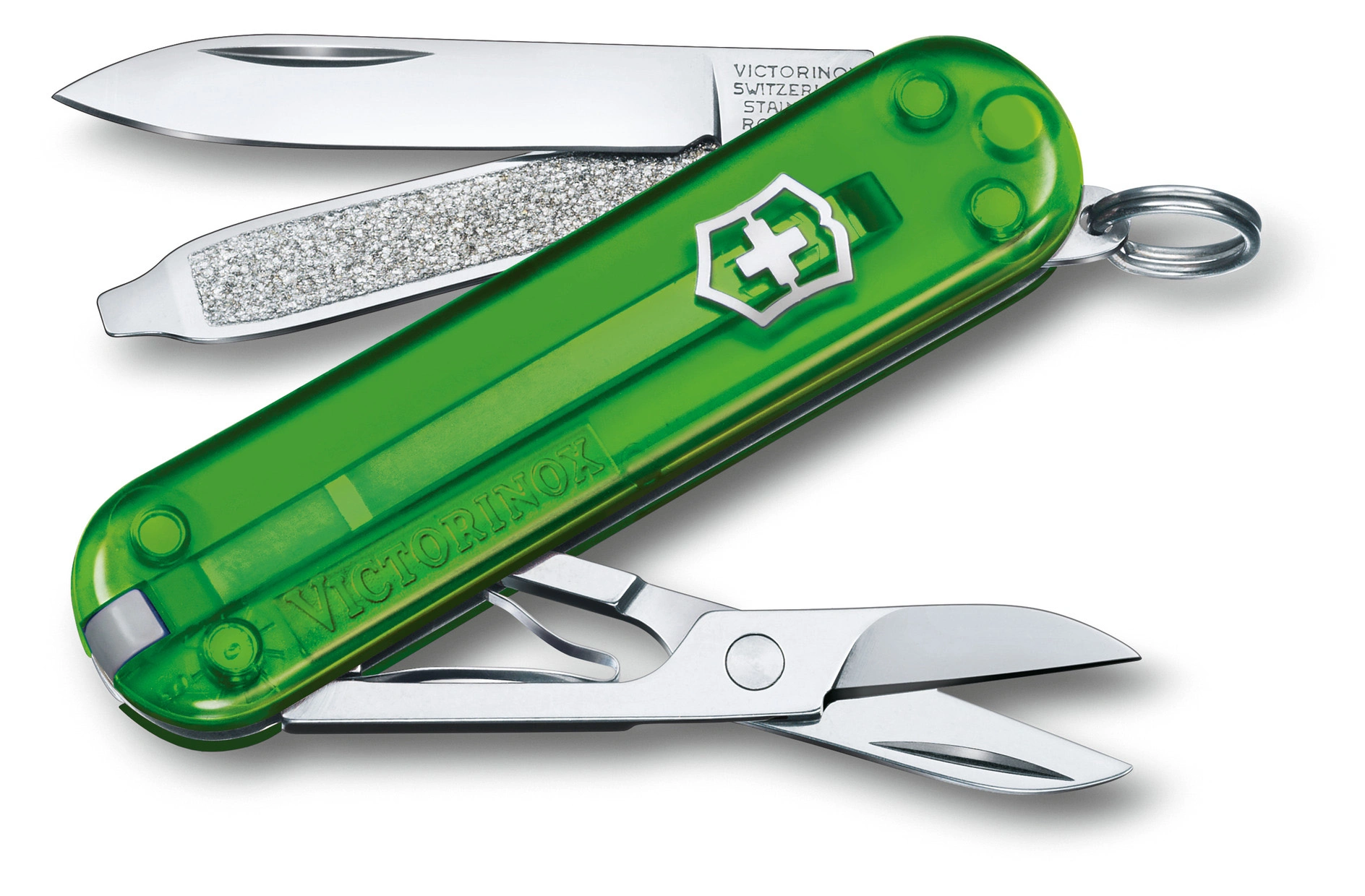 Нож перочинный Victorinox Classic SD Green Tea (0.6223.T41G) 58мм 7функц. подар.коробка