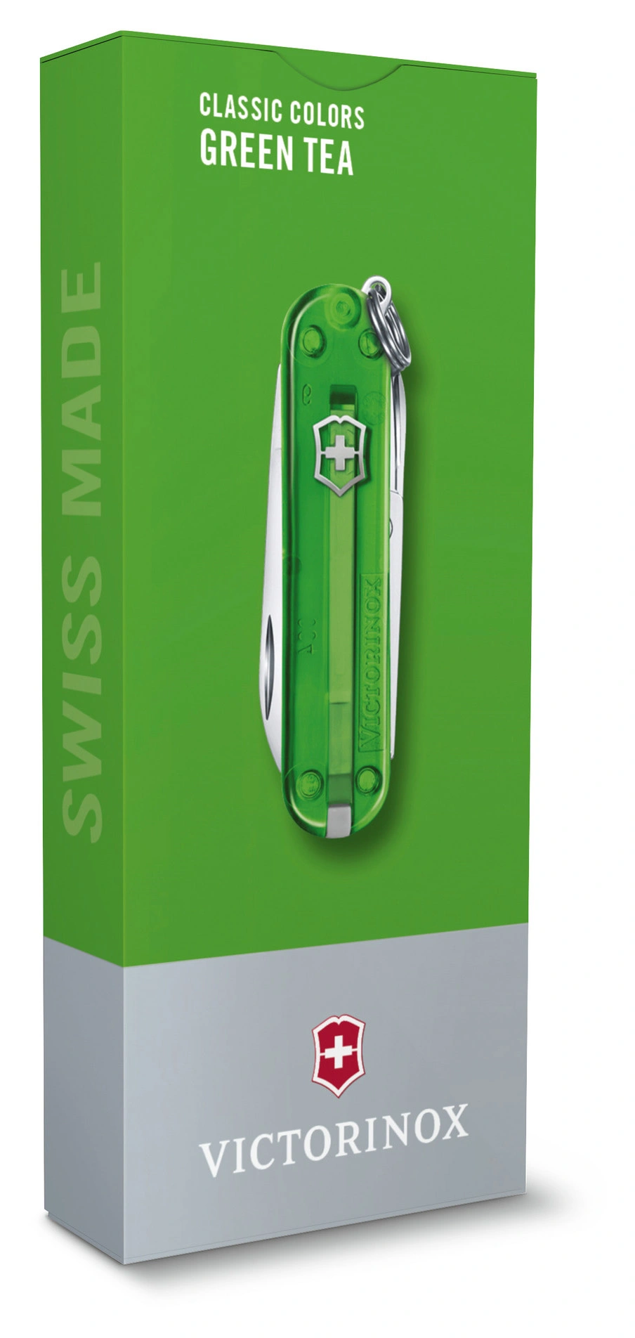 Нож перочинный Victorinox Classic SD Green Tea (0.6223.T41G) 58мм 7функц. подар.коробка — миниатюра 4