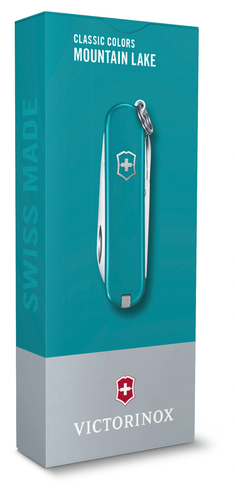 Нож перочинный Victorinox Classic SD Mountain Lake (0.6223.23G) 58мм 7функц. подар.коробка — миниатюра 4