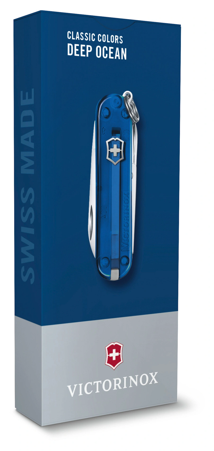 Нож перочинный Victorinox Classic SD Deep Ocean (0.6223.T2G) 58мм 7функц. подар.коробка — миниатюра 4
