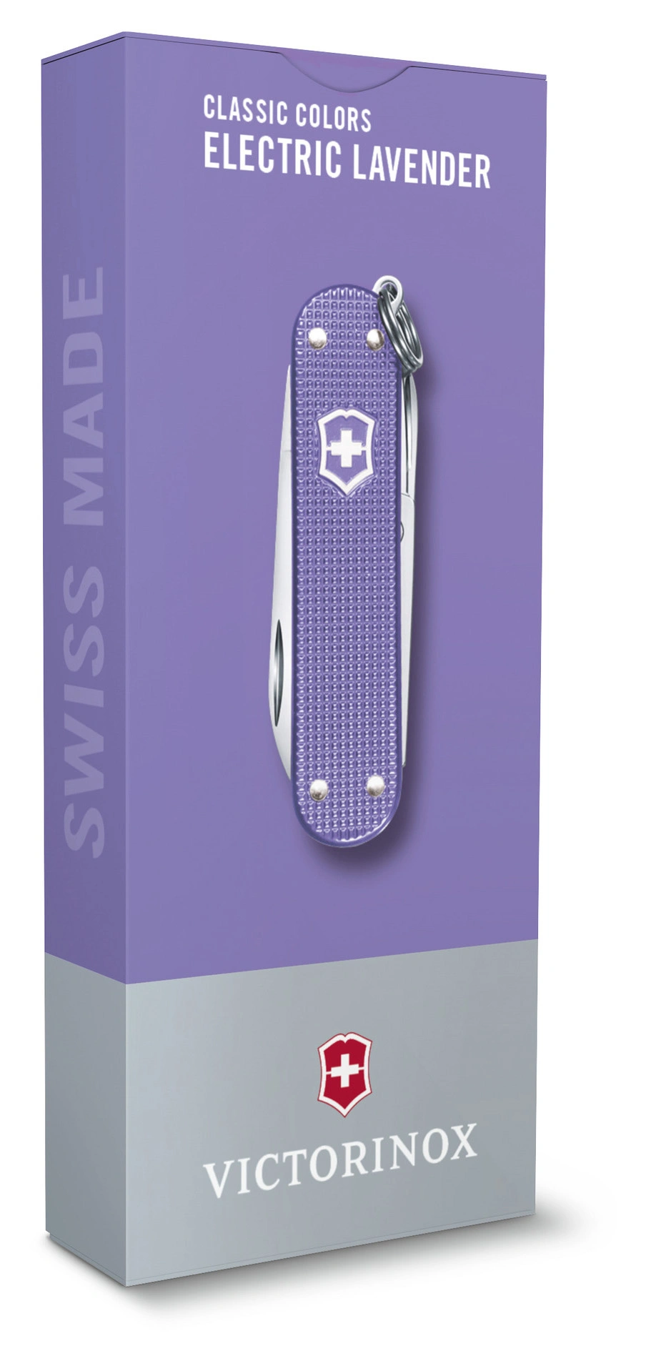 Нож перочинный Victorinox Classic SD Alox Electric Lavender (0.6221.223G) 58мм 5функц. подар.коробка — миниатюра 4