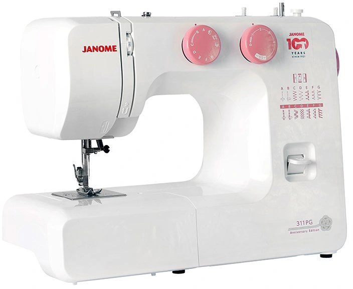 Швейная машина Janome 311PG белый/розовый — миниатюра 3