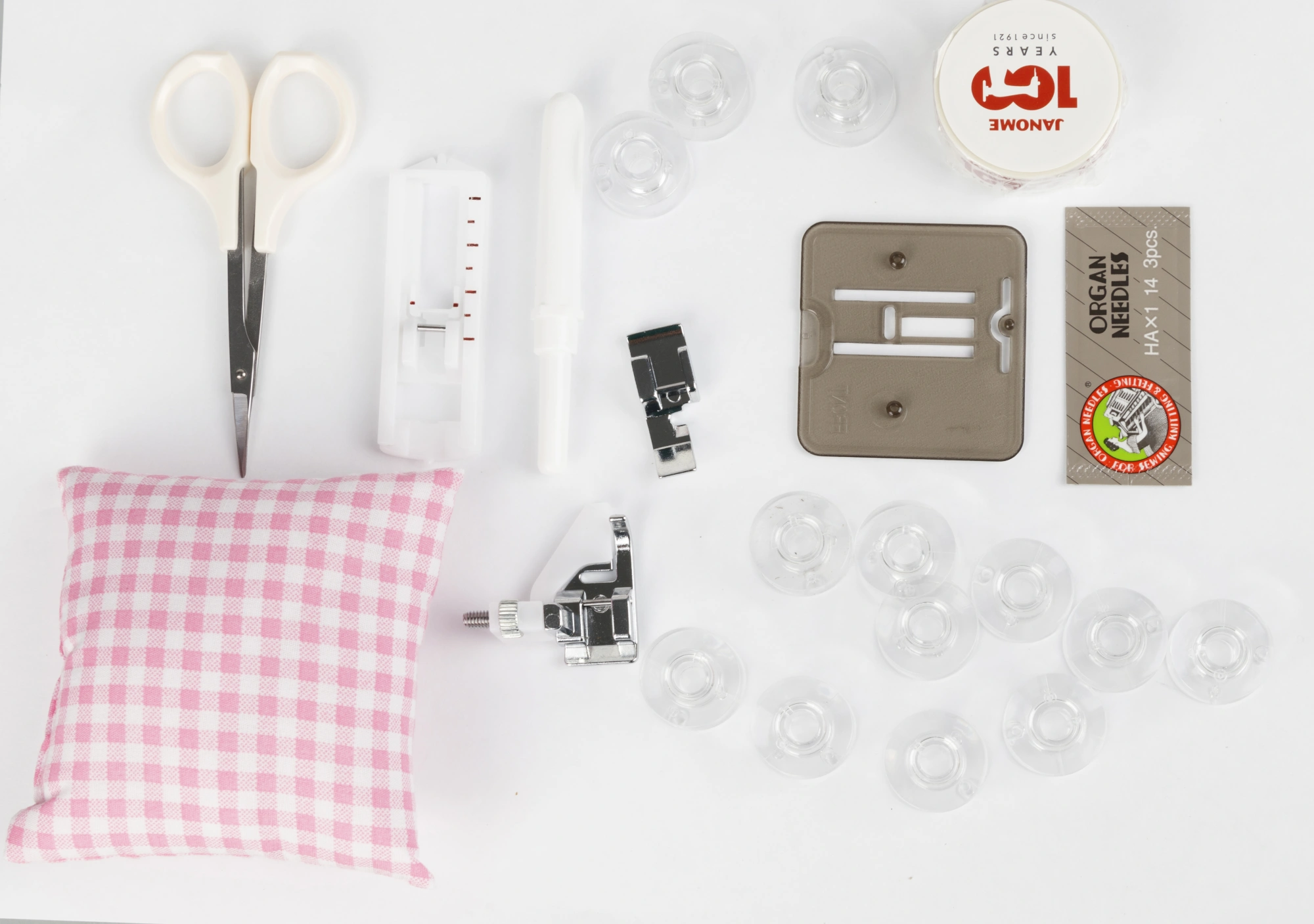 Швейная машина Janome 311PG белый/розовый — миниатюра 14