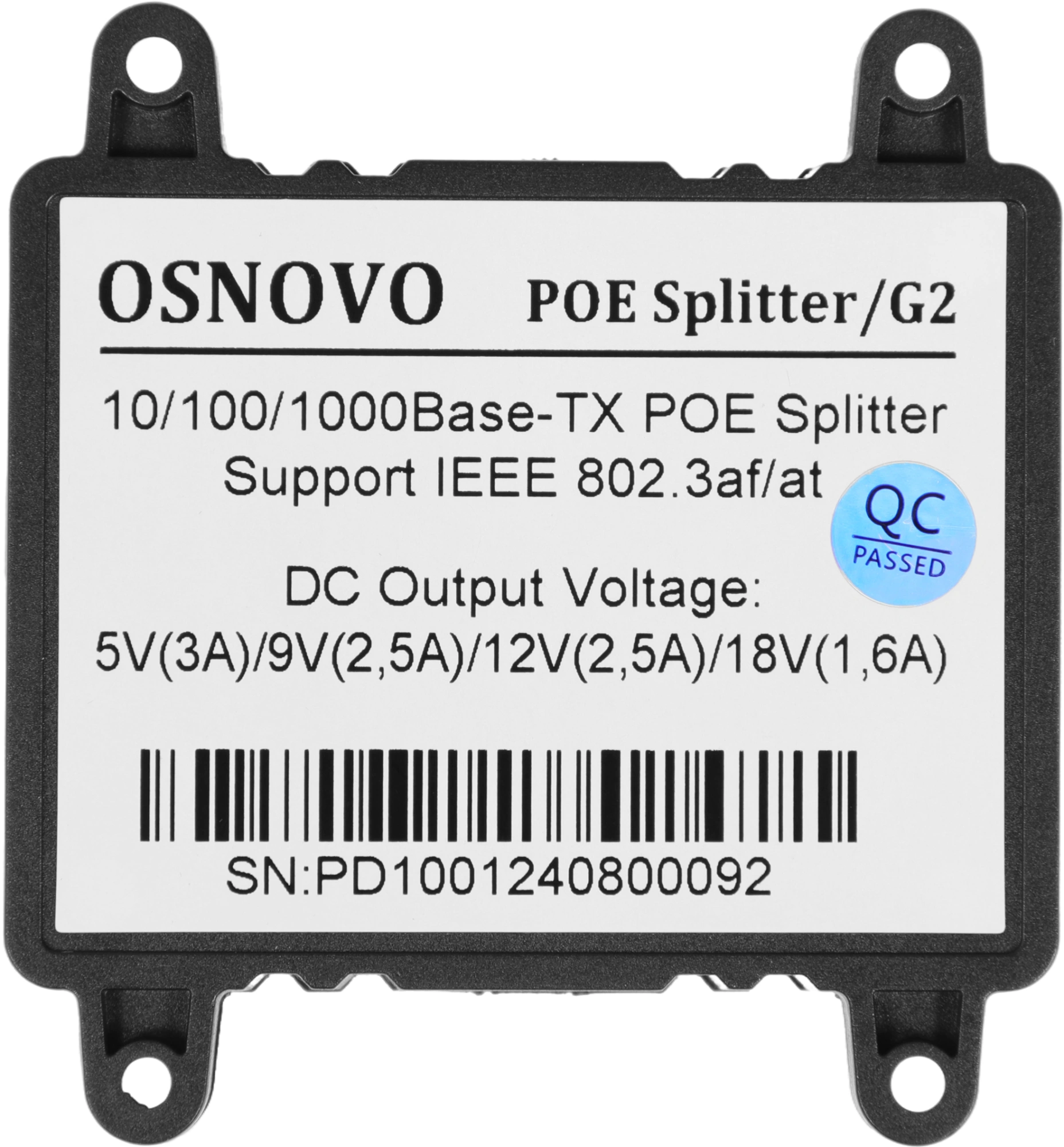 Сплиттер PoE Osnovo PoE Splitter/G2 — миниатюра 5