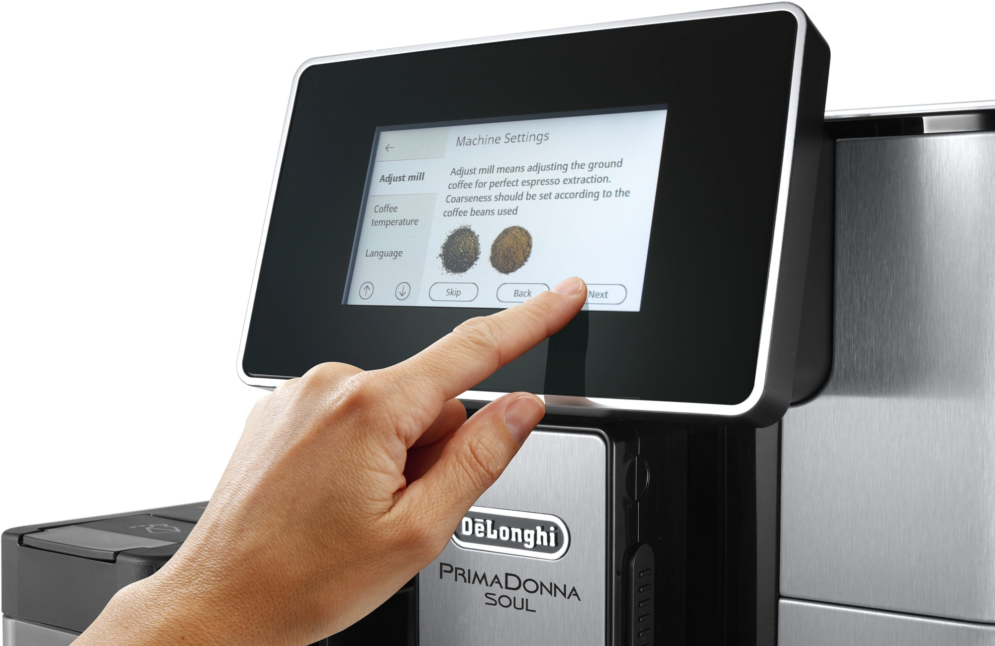 Кофемашина Delonghi Primadonna Soul ECAM610.74.MB 1450Вт черный/серебристый — миниатюра 5