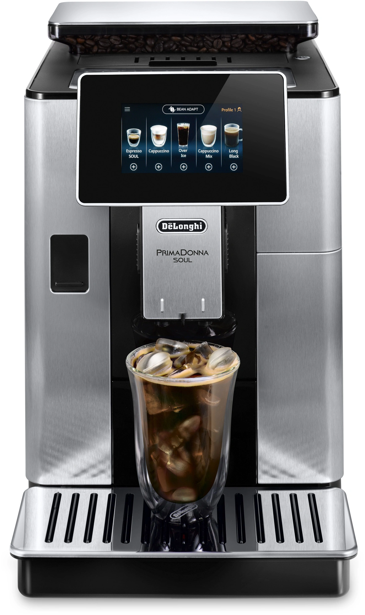 Кофемашина Delonghi Primadonna Soul ECAM610.74.MB 1450Вт черный/серебристый — миниатюра 7