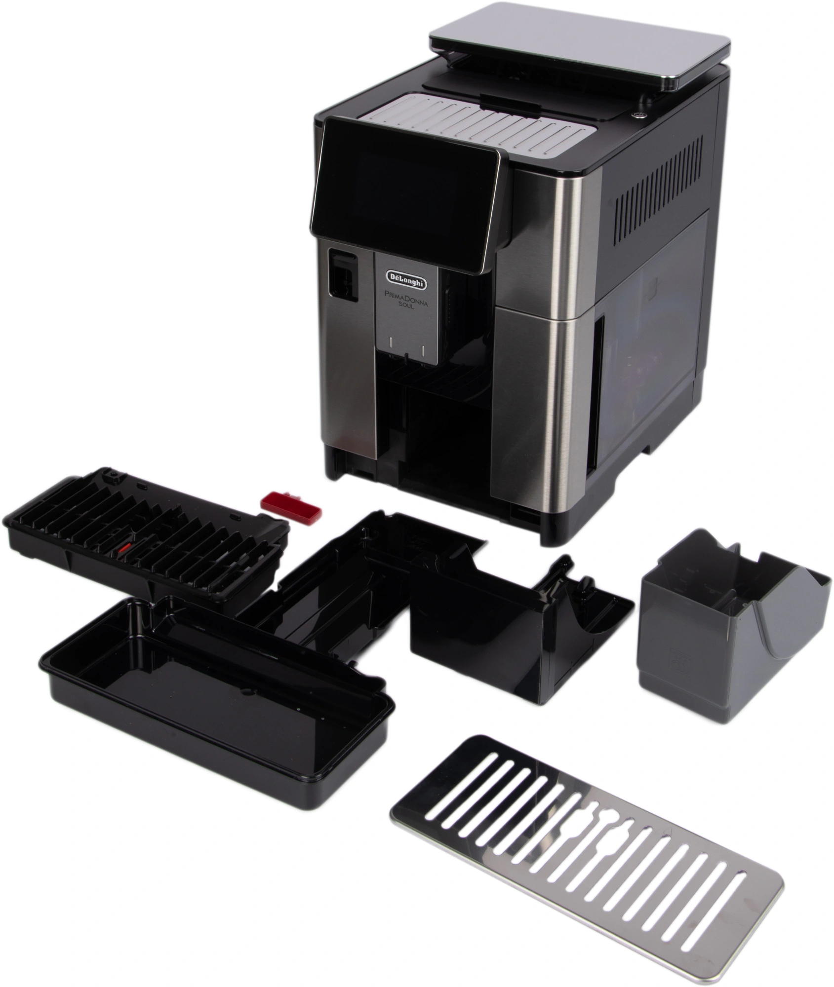 Кофемашина Delonghi Primadonna Soul ECAM610.74.MB 1450Вт черный/серебристый — миниатюра 17