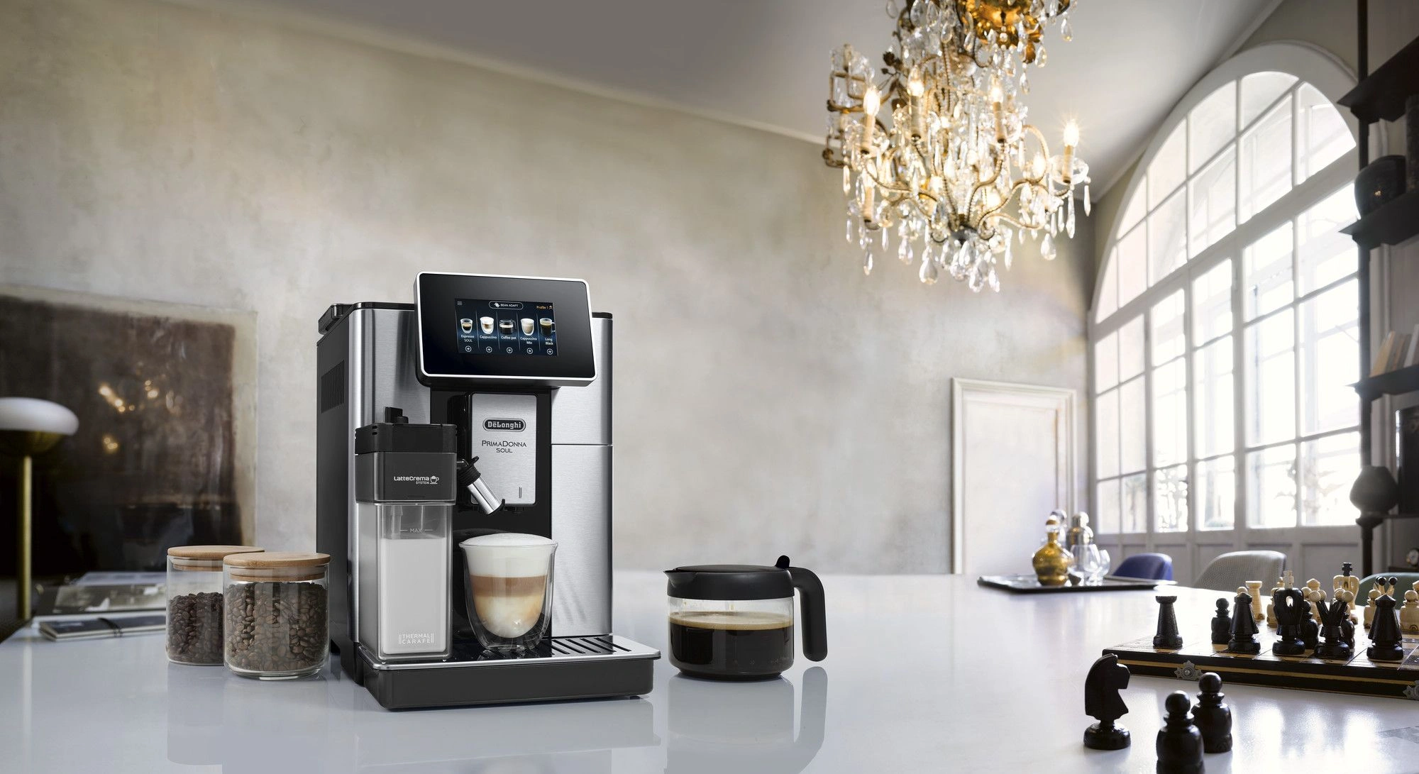 Кофемашина Delonghi Primadonna Soul ECAM610.74.MB 1450Вт черный/серебристый — миниатюра 19