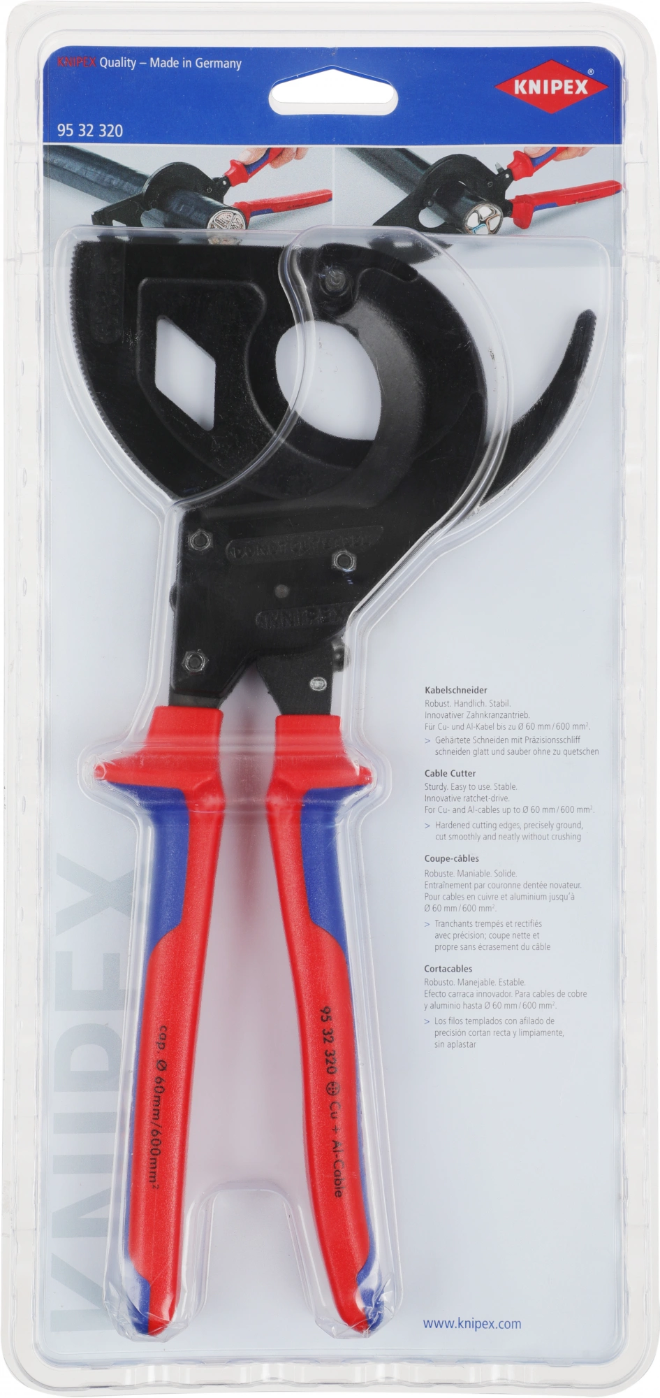 Кабелерез Knipex KN-9532320 — миниатюра 8