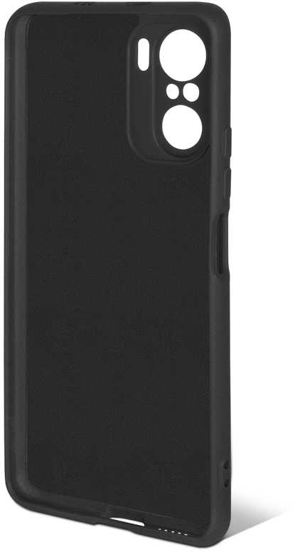 Чехол (клип-кейс) DF для Xiaomi Poco F3 poOriginal-04 черный (DF POORIGINAL-04 (BLACK)) — миниатюра 2