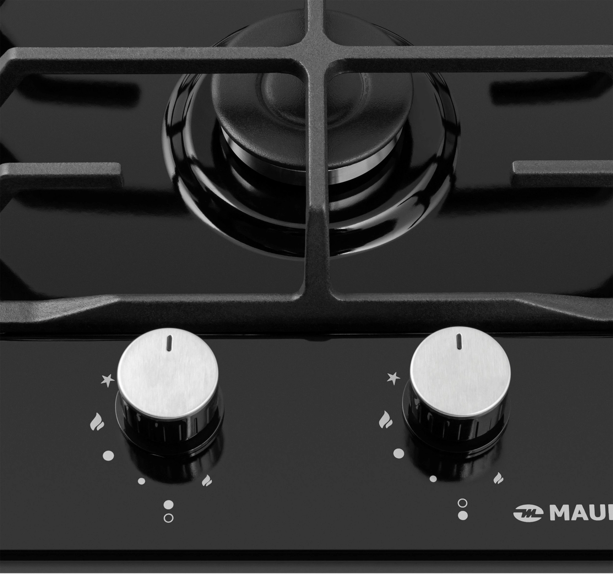 Газовая варочная поверхность Maunfeld EGHE.32.6CB/G черный — миниатюра 12