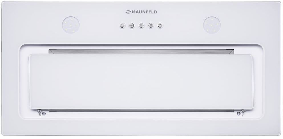 Вытяжка встраиваемая Maunfeld TRAPEZE 601GG белый управление: кнопочное (1 мотор) — миниатюра 5