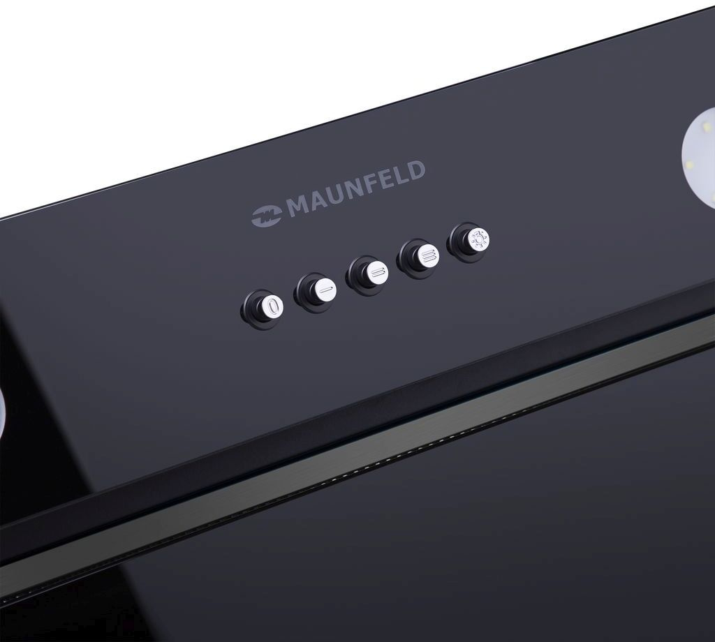 Вытяжка встраиваемая Maunfeld Trapeze 601GG черный управление: кнопочное (1 мотор) — миниатюра 9