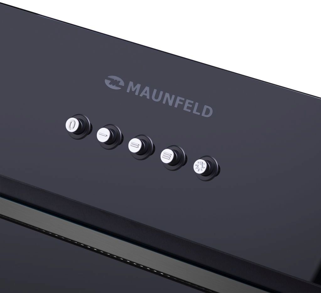 Вытяжка встраиваемая Maunfeld Trapeze 601GG черный управление: кнопочное (1 мотор) — миниатюра 10