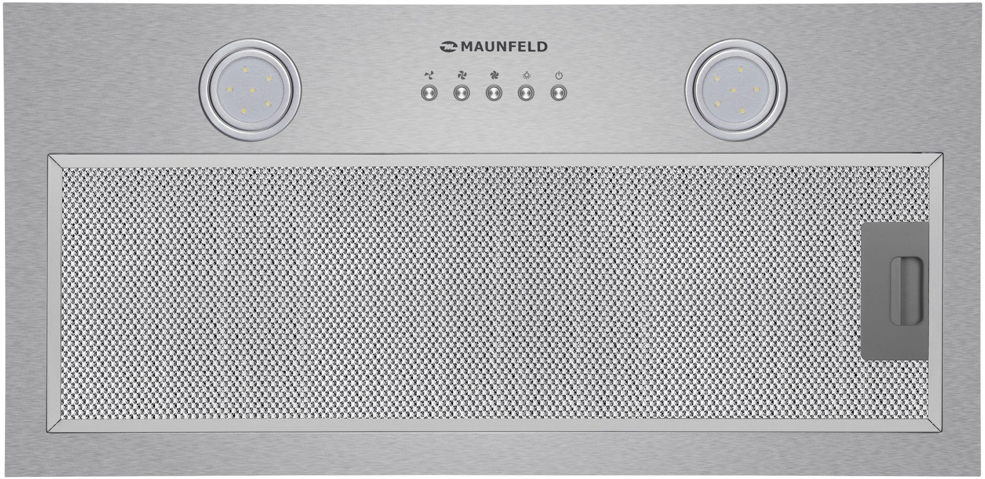 Вытяжка встраиваемая Maunfeld TRAPEZE 602M нержавеющая сталь управление: кнопочное (1 мотор) — миниатюра 12
