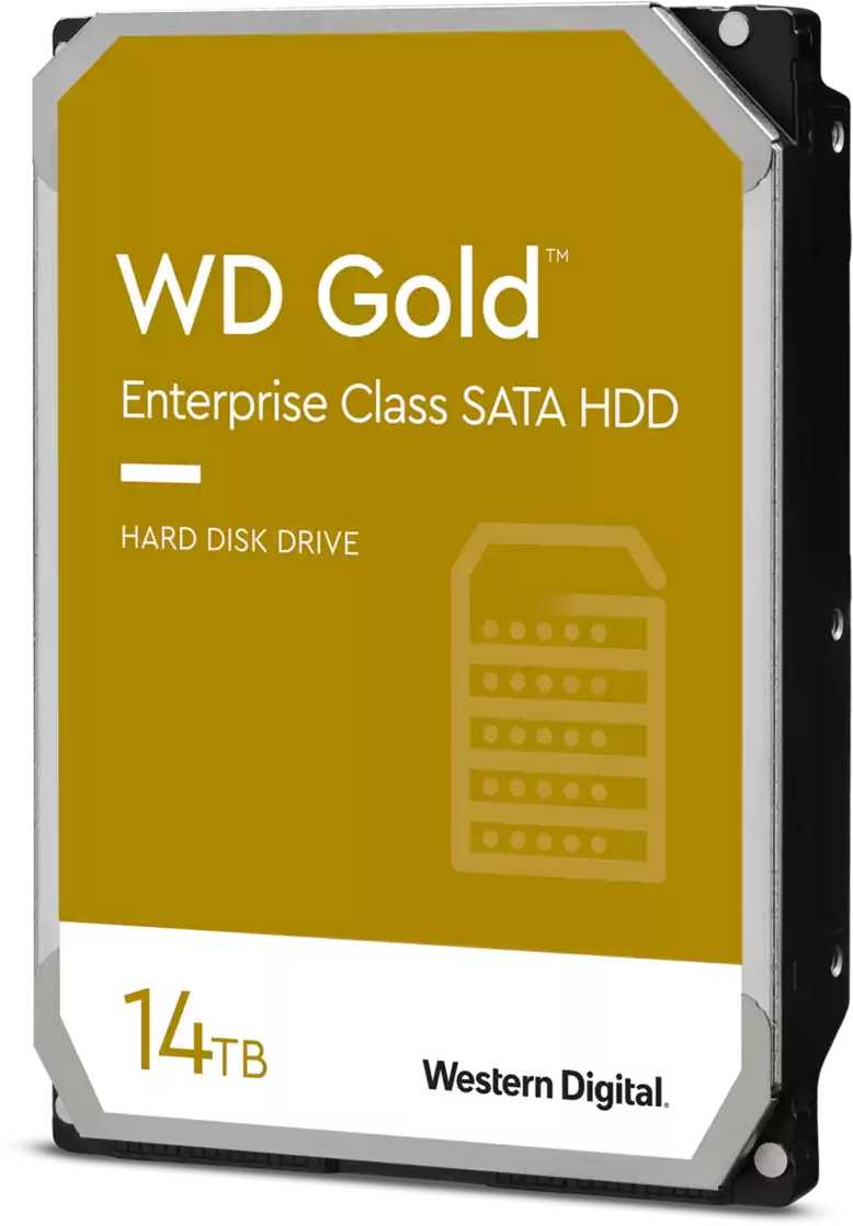 Жесткий диск WD SATA-III 14Tb WD141KRYZ Server Gold (7200rpm) 512Mb 3.5" — фото 1