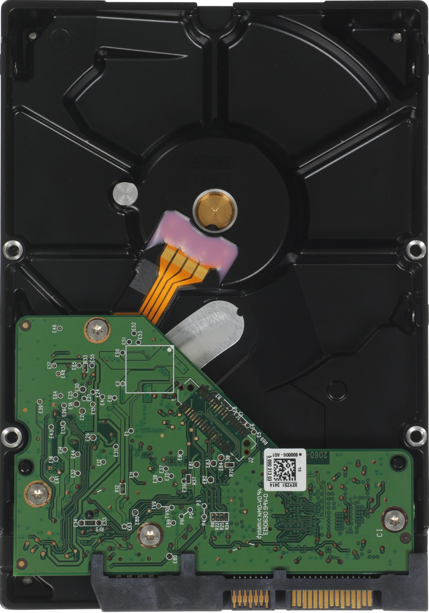 Жесткий диск WD SATA-III 1Tb WD10PURZ Surveillance Purple (5400rpm) 64Mb 3.5" — миниатюра 3