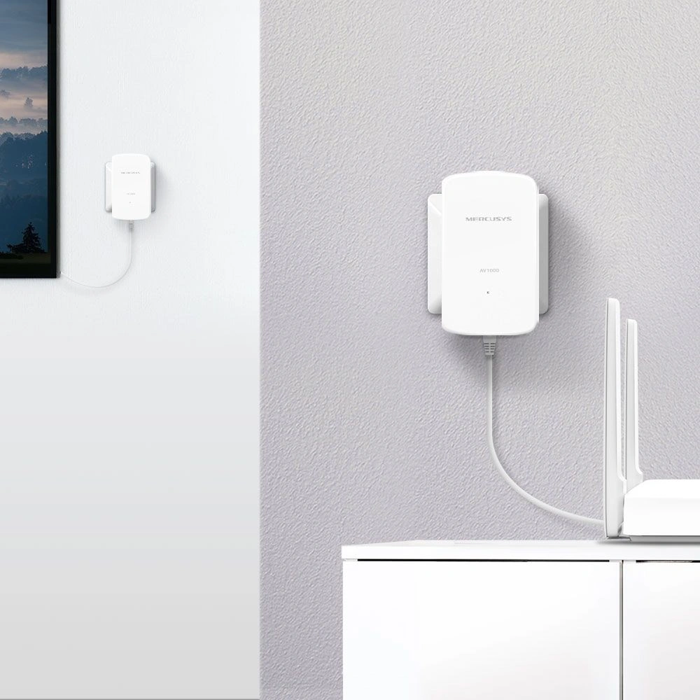 Сетевой адаптер HomePlug AV Mercusys MP500 KIT AV1000 Gigabit Ethernet (упак.:2шт) — фото 1