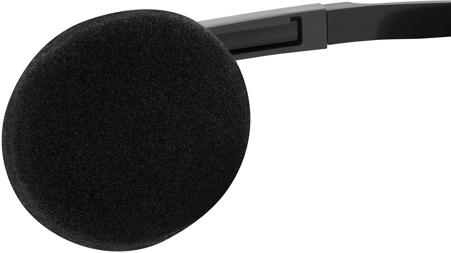 Наушники с микрофоном Оклик HS-M100 черный 1.8м накладные оголовье (1532004) — миниатюра 9