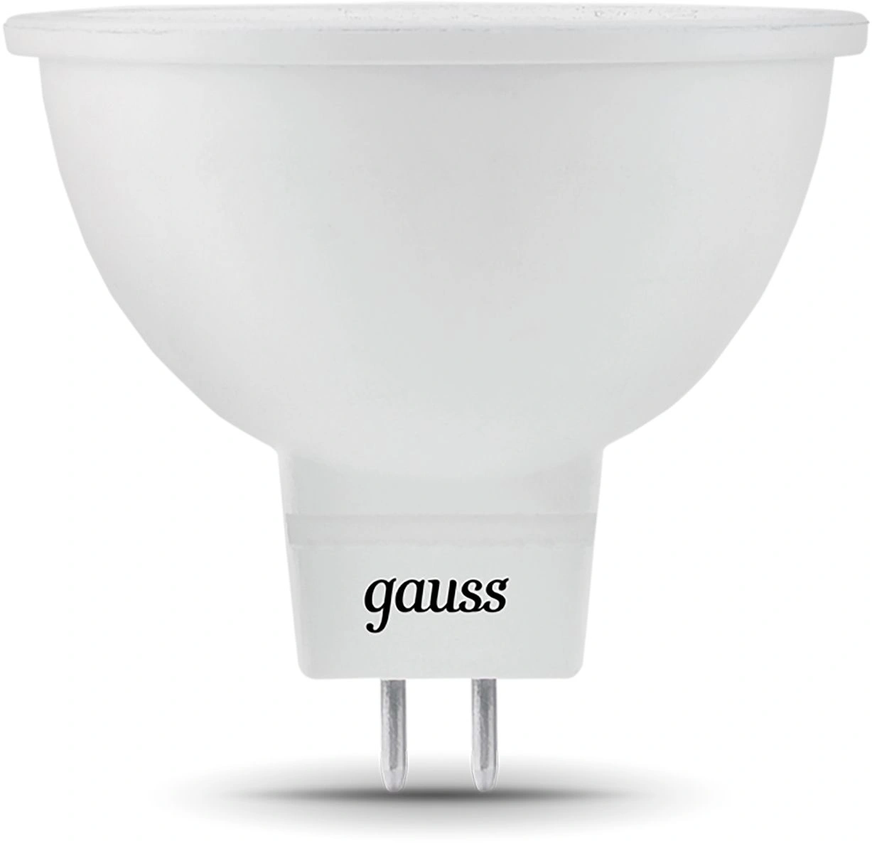Лампа светодиодная Gauss Black 7Вт цок.:GU5.3 рефлек. 220B св.свеч.бел.нейт. MR16 (упак.:10шт) (101505207) — миниатюра 2