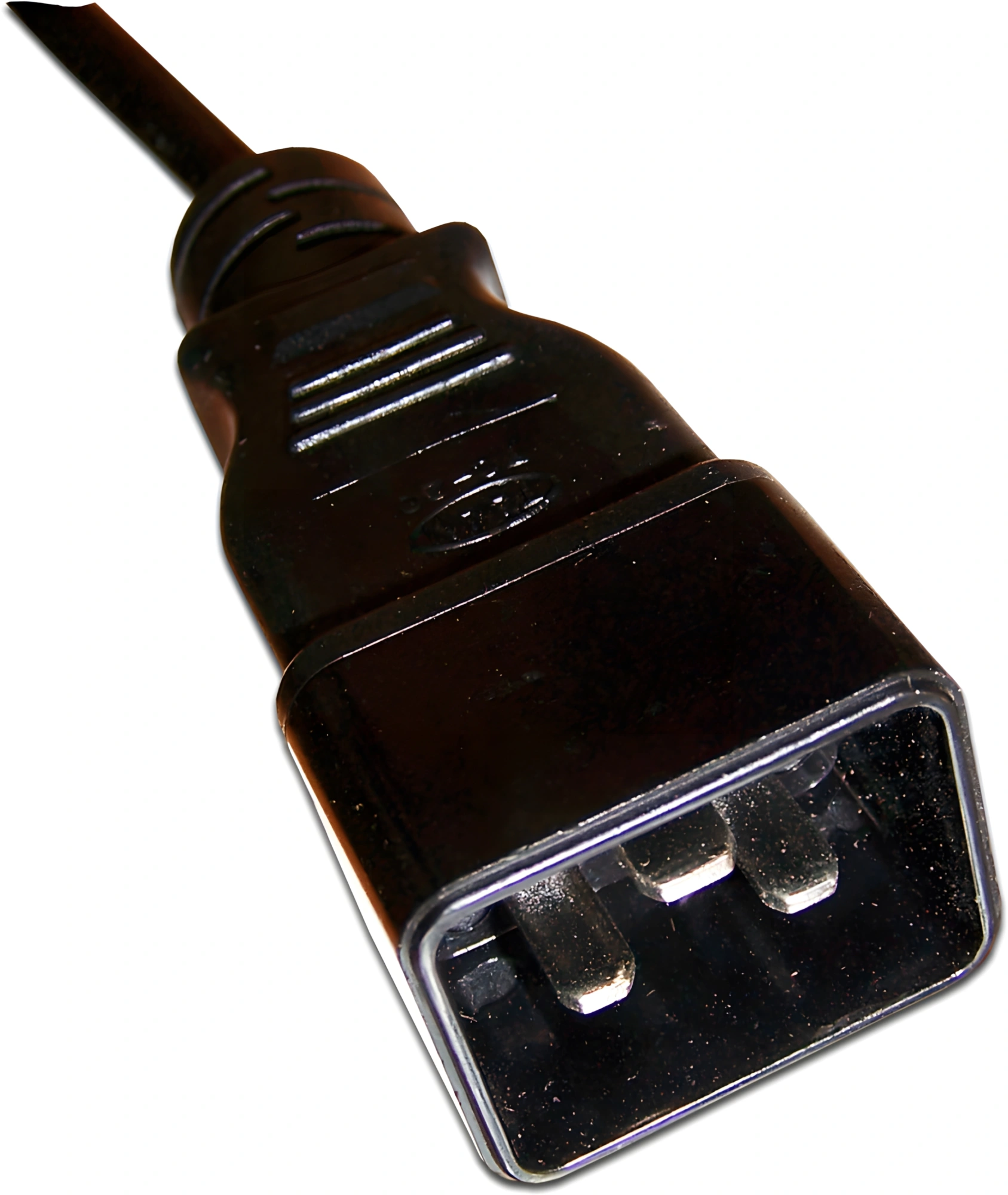 Шнур питания Lanmaster LAN-PP13/20-0.5-BK C13-C20 проводник.:3x0.75мм2 0.5м 220В черный — миниатюра 3