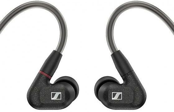 Наушники вкладыши Sennheiser IE 300 1.25м черный проводные крепление за ухом (509104) — фото 1