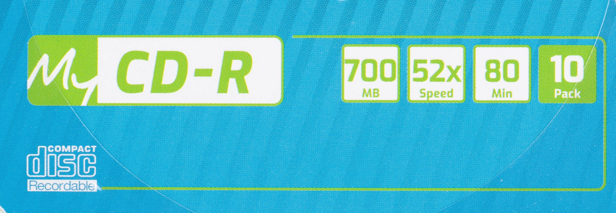 Диск CD-R MyMedia 700Mb 52x Pack wrap (10шт) (69204) — миниатюра 4