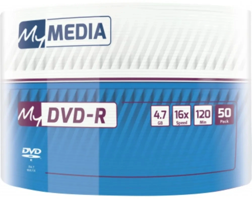 Диск DVD-R MyMedia 4.7Gb 16x Pack wrap (50шт) (69200) — миниатюра 2