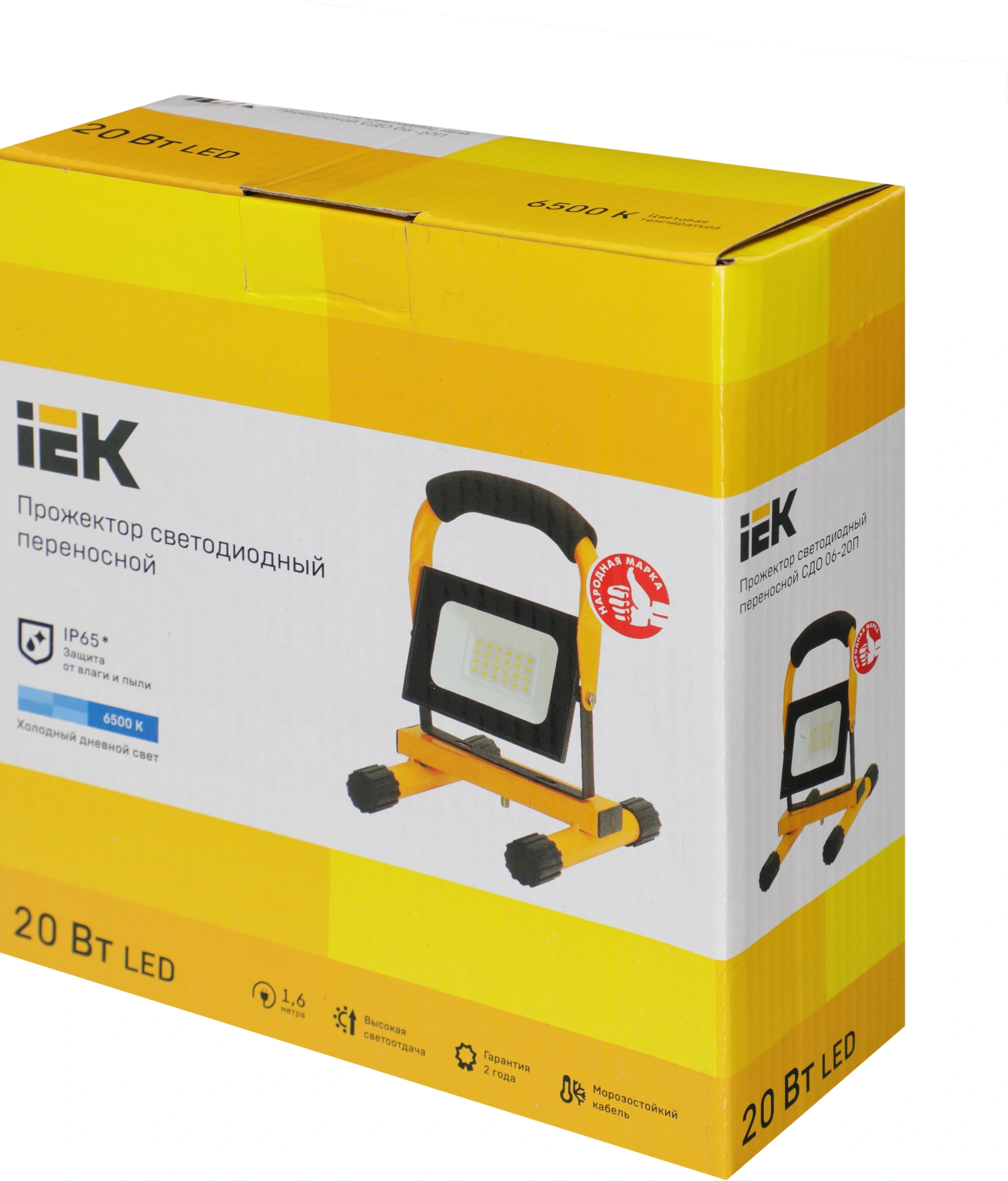 Прожектор уличный IEK СДО светодиодный 20Втчерный (LPDO603-020-65-K02) — миниатюра 12