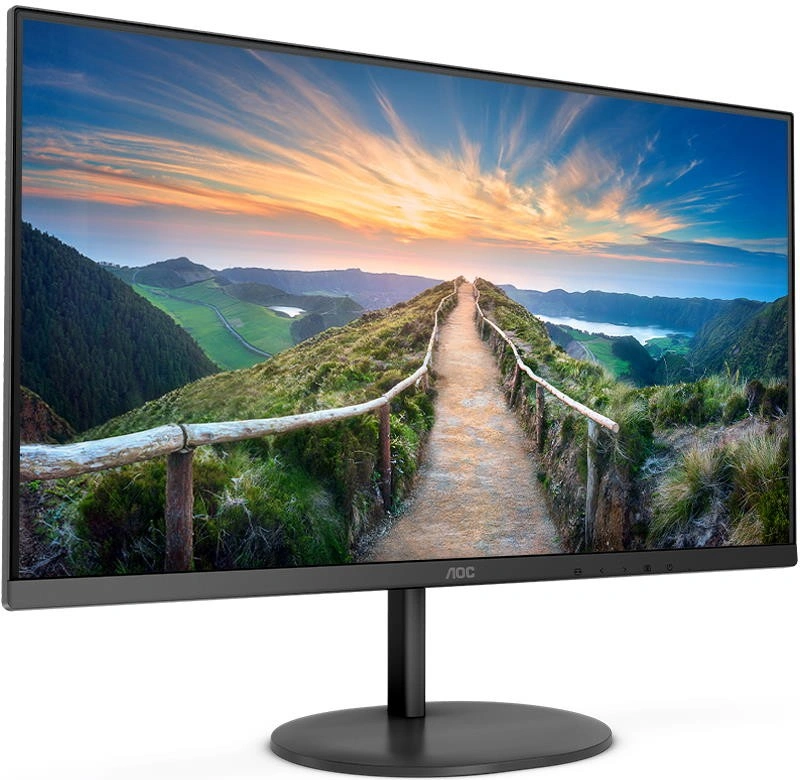 Монитор AOC 23.8" Value Line Q24V4EA черный IPS LED 16:9 HDMI M/M матовая 250cd 178гр/178гр 2560x1440 75Hz DP 2K 3.45кг — миниатюра 6