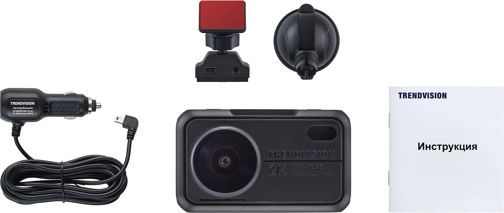 Видеорегистратор TrendVision TDR-721S EVO черный 5Mpix 1440x2560 1440p 170гр. GPS NTK96675 — миниатюра 5