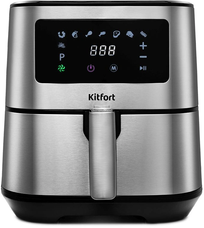 Аэрогриль Kitfort KT-2228 5.5л 1700Вт серебристый (КТ-2228) — миниатюра 8