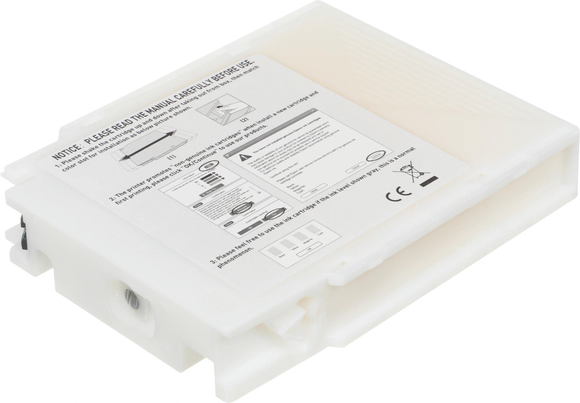 Картридж струйный Cactus CS-EPT04A440 T04A4 желт.пигм. (85мл) для Epson WorkForce Pro WF-C8190, WF-C8690 с чипом — миниатюра 4