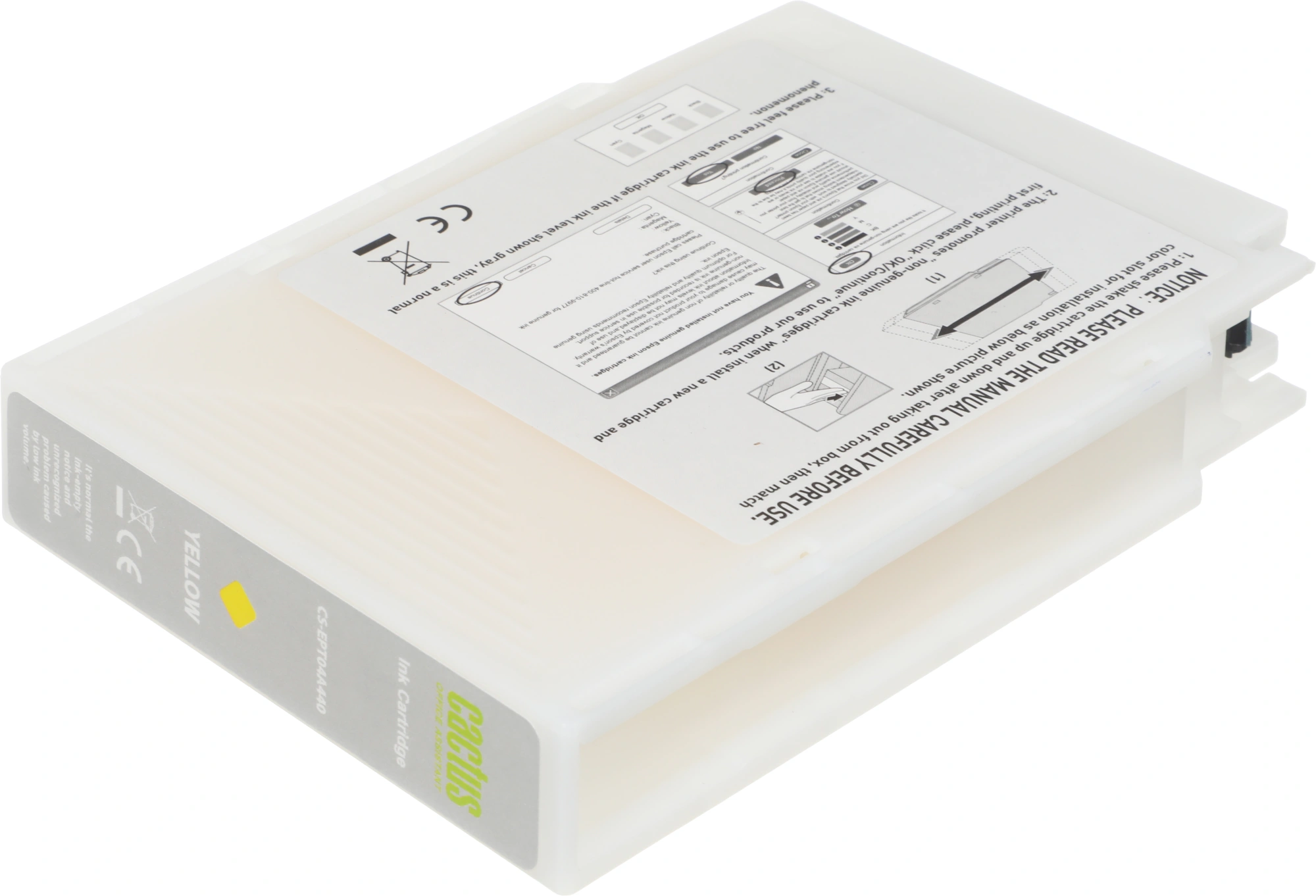 Картридж струйный Cactus CS-EPT04A440 T04A4 желт.пигм. (85мл) для Epson WorkForce Pro WF-C8190, WF-C8690 с чипом — миниатюра 6