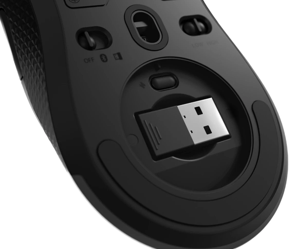Мышь Lenovo Legion M600 черный оптическая 16000dpi беспров. BT/Radio USB 9but (GY50X79385) — миниатюра 4
